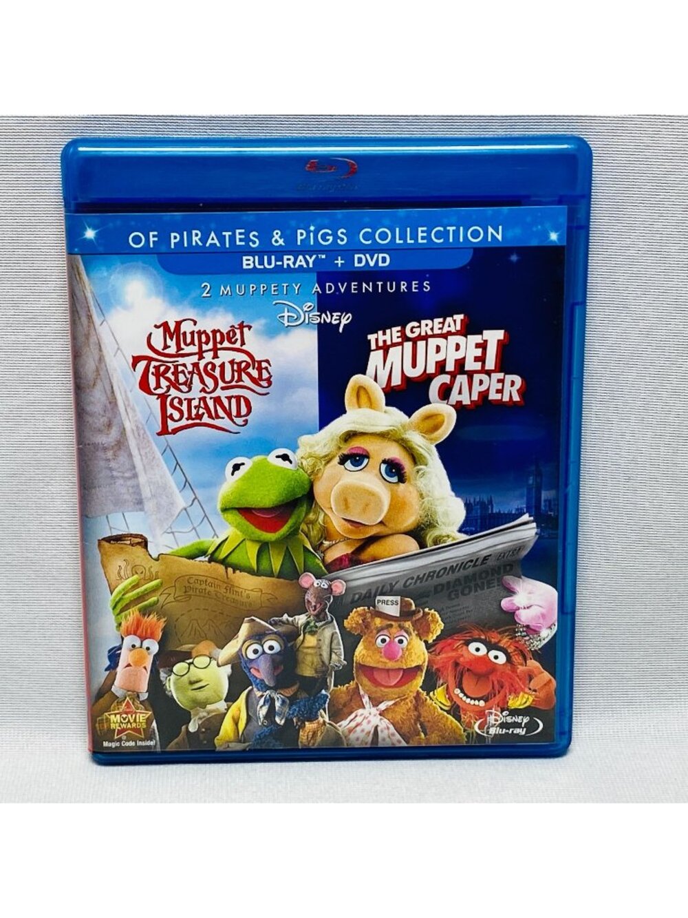 Muppet Treasure Island / The Great Muppet Caper (Blu-ray, DVD) OOP Tim Curry